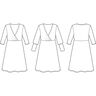 Kleid Jerseykleid Wickeloptik Ausschnitt SIHIR ♥ Gr. XS-XXL thumbnail number 3
