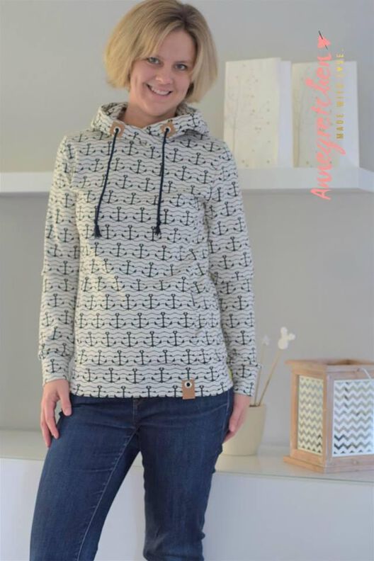 Ebook / Schnittmuster Hoodie *mit A0-Datei + Video* image number 4