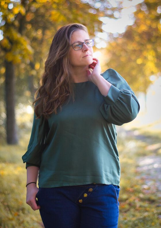 Regine - Bluse mit Puffärmeln image number 2