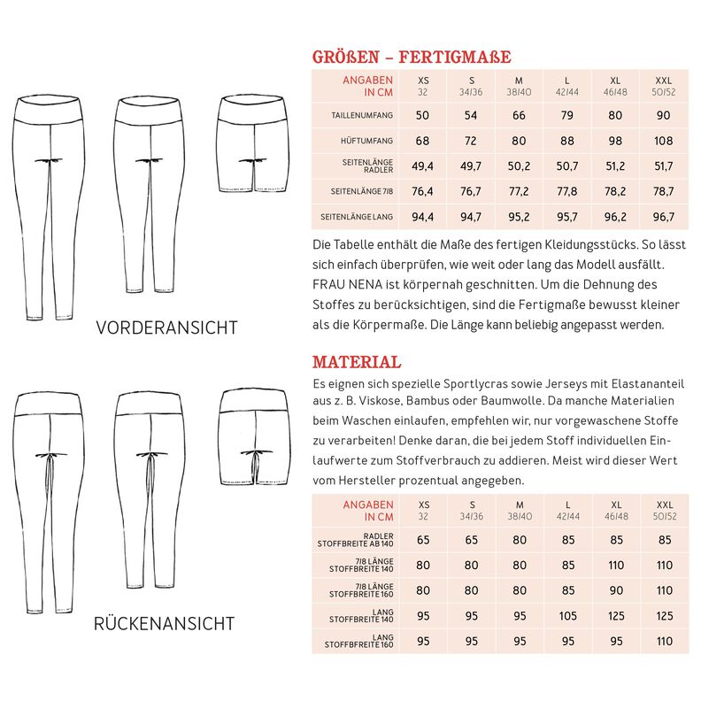 FRAU NENA  - Sporttight 3 Längen  XS-XXL image number 10