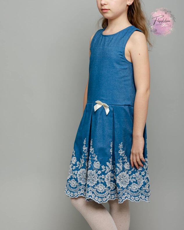 Kleid Faltenzauber (Größe 86 - 152) Webware image number 4