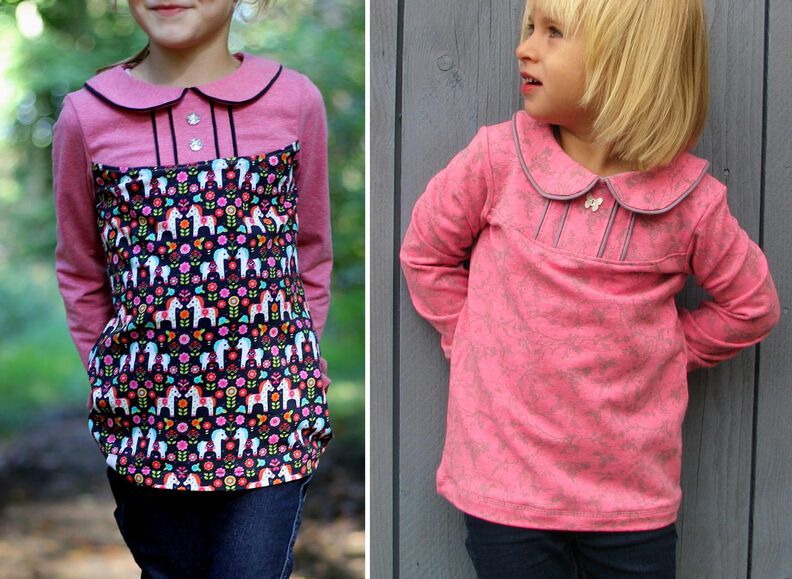 Grete - Bubikragen-Shirt // Gr. 86-164  image number 3