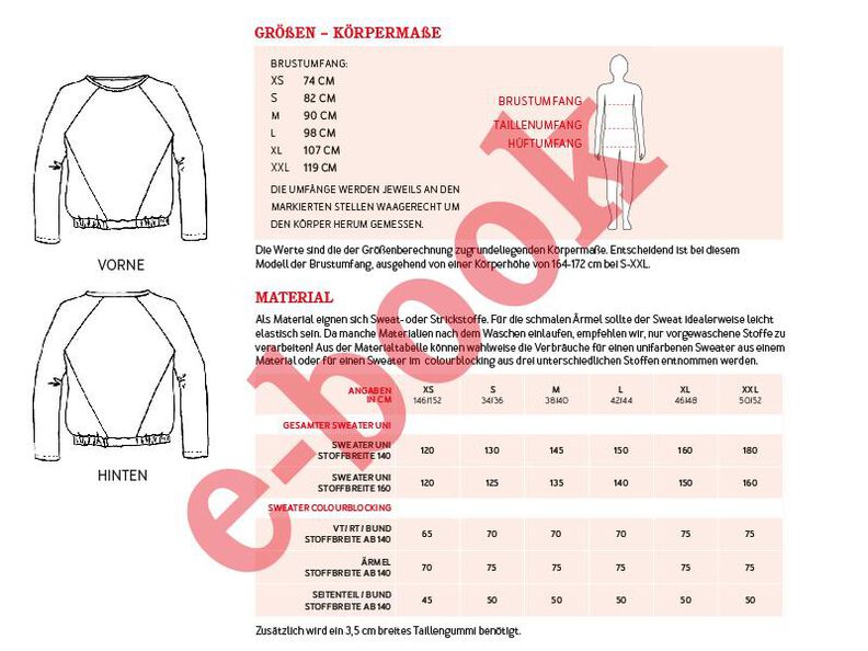 FRAU LILLE - Raglansweater schräge Teilungsnähte XS-XXL image number 2