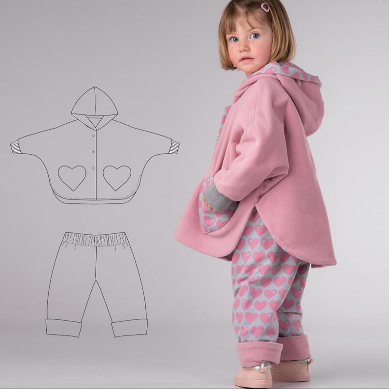 MARA und FIOCCO Schnittmuster Poncho und Hose im Set image number 1