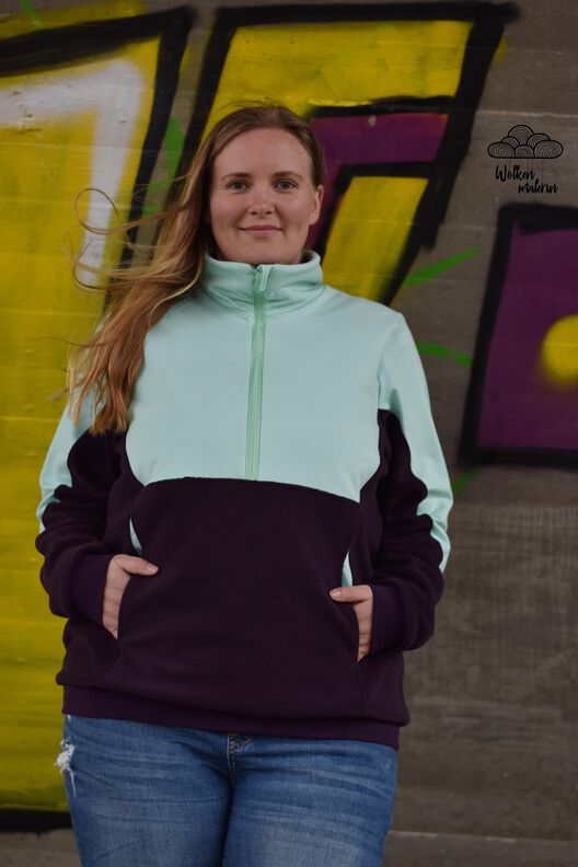 Frau Krokus Schlupfpullover / Troyer Gr. 32-54 image number 4