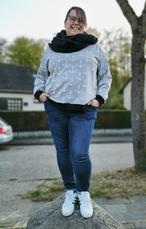 Oversize Sweater (34-60) PAPAYA Raglan Damen Schnittmuster image number 5