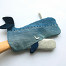 Ofenhandschuh - Wal, Jeans Upcycling + Stoffreste thumbnail number 5