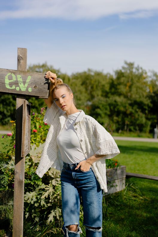Lockere Bluse mit Kurzarm, mit Videoanleitung Gr. XS-XXXL image number 5