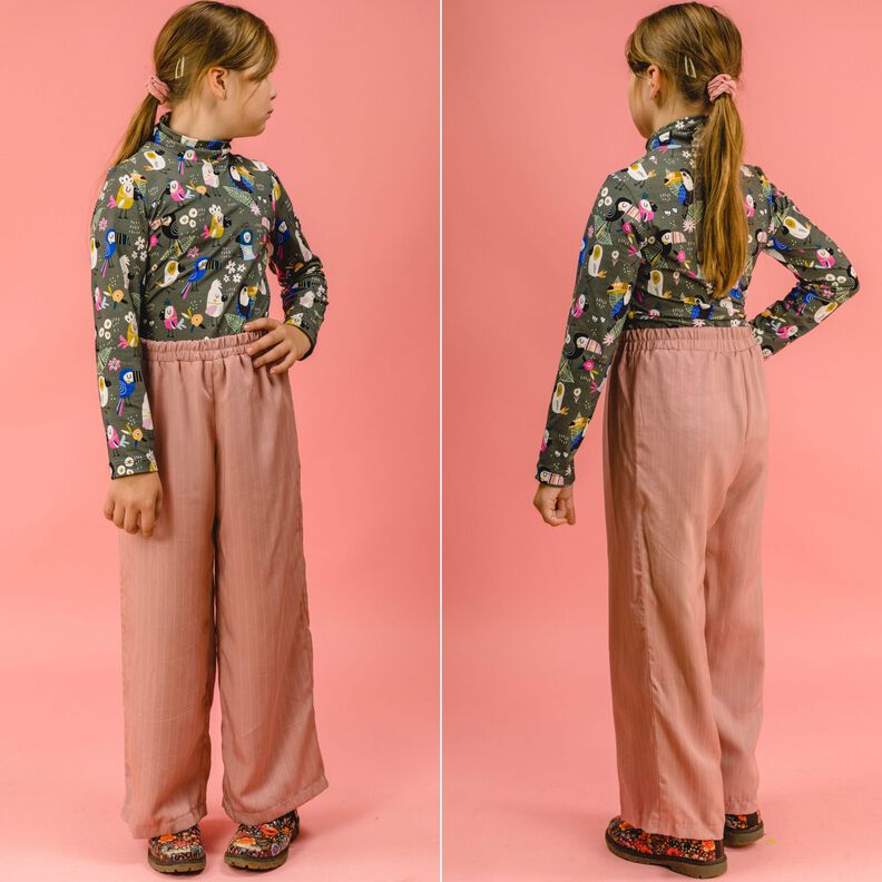 Mädchen Hose Marlene Hose Weit High Waist AWAH ♥ Gr. 92-164 image number 5
