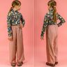Mädchen Hose Marlene Hose Weit High Waist AWAH ♥ Gr. 92-164 thumbnail number 5
