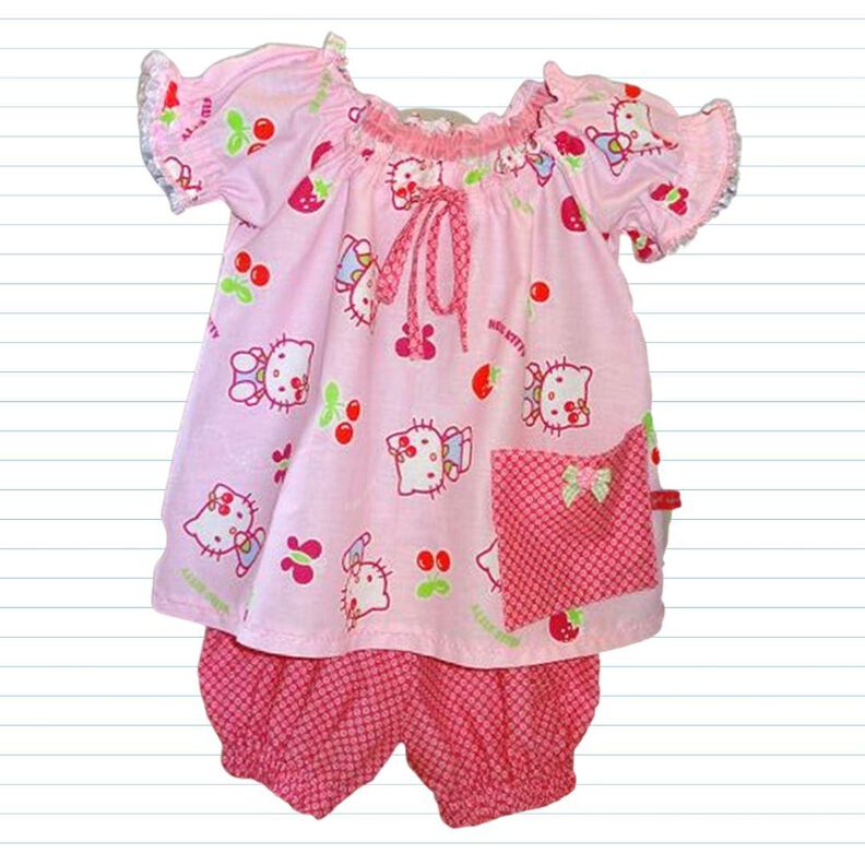 Pyjama Kinder Holly Gr. 80-140 Schnittmuster image number 8