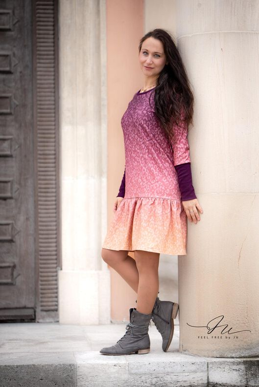 *Ladies Raglan Dress* Raglankleid Hoodiekleid  image number 9
