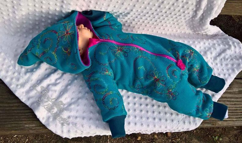 OUTDOOR-EINTEILER ONEPIECE ONESIE FÜR KINDER GR 56 - 98 image number 3