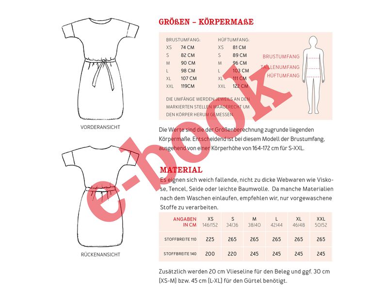 FRAU META - lässiges Kleid mit Gürtel XS-XXL image number 9
