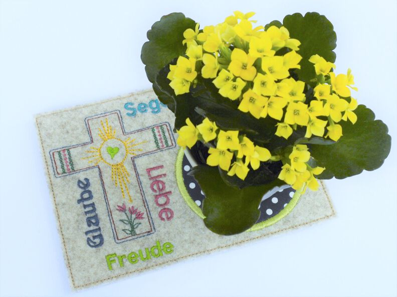 Stickdatei Konfirmation Kommunion Firmung Taufe ITH  image number 4