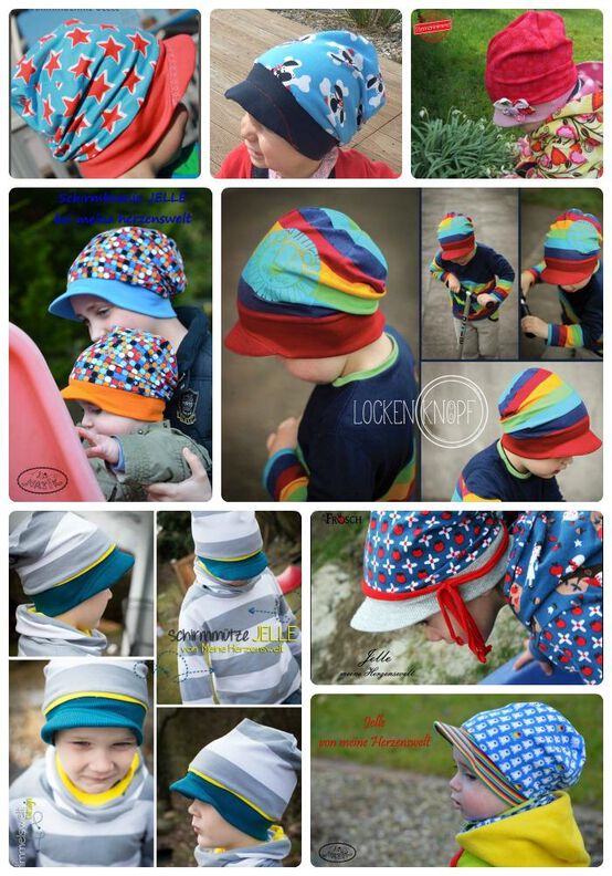 Schirmbeanie Kinder Schnittmuster Gr. 44-60 - deine JELLE #2 image number 7