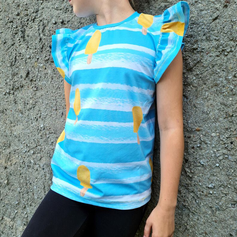 BEAMER + A0 lovely one-cut shirt T-Shirt Pullover image number 8