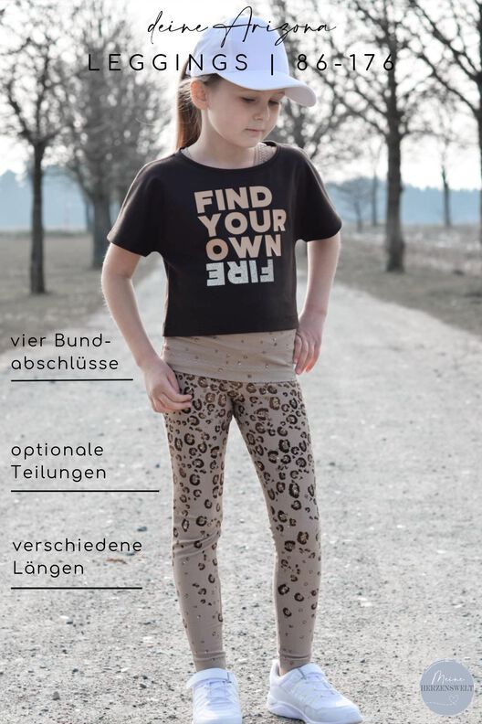 Leggings Kinder – Schnittmuster Gr. 86-176 - Arizona #117 image number 2