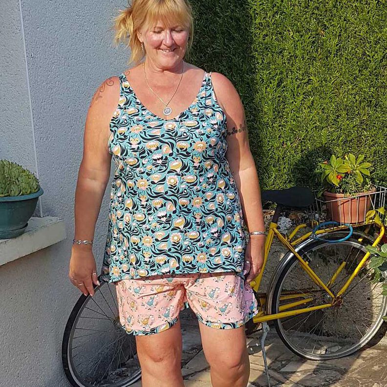 Pyjama, Nachthemd (32-56) LIBERDADE Damen Schnittmuster image number 10