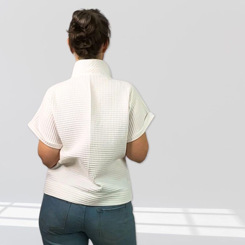 Schnittmuster Bluse Gilla | kurzarm mit Kragen | Musselin image number 7