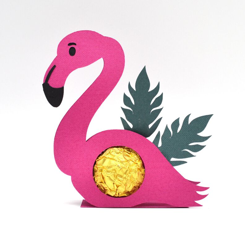 Plotterdatei Flamingo zum Befüllen für Schokokugel Lolli image number 3