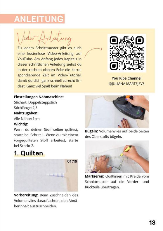 Schnittmuster nach Maß: Weste Schnittmuster Steppweste image number 8