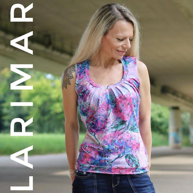 Faltenshirt Larimar de image number 1