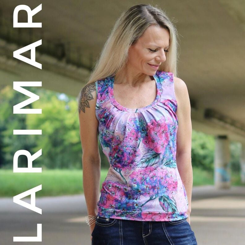 Faltenshirt Larimar de image number 1