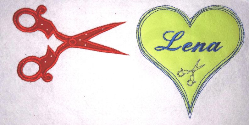 Stickdatei Schere  image number 2
