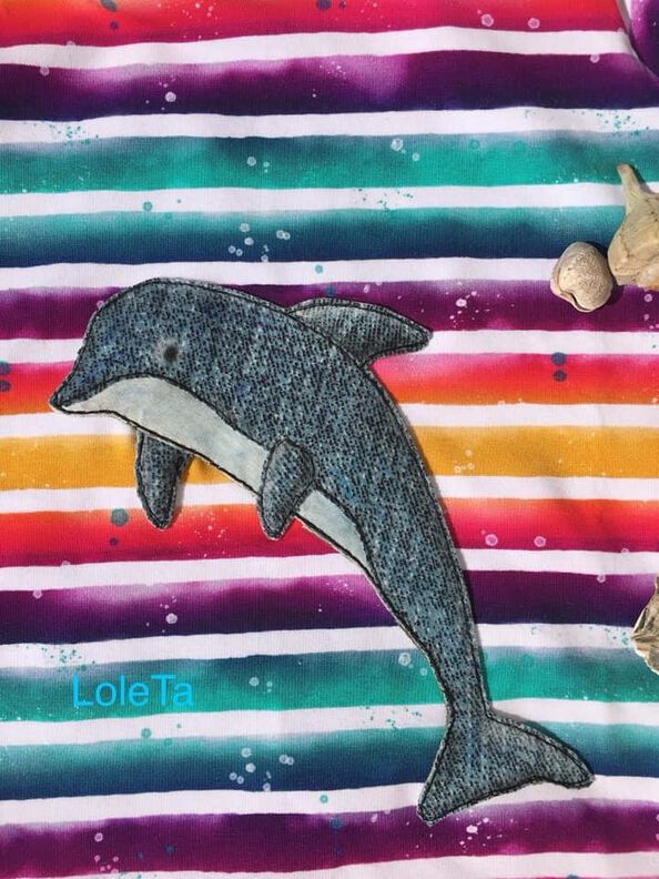 Applikationsvorlage und Nähanleitung Delfin image number 9