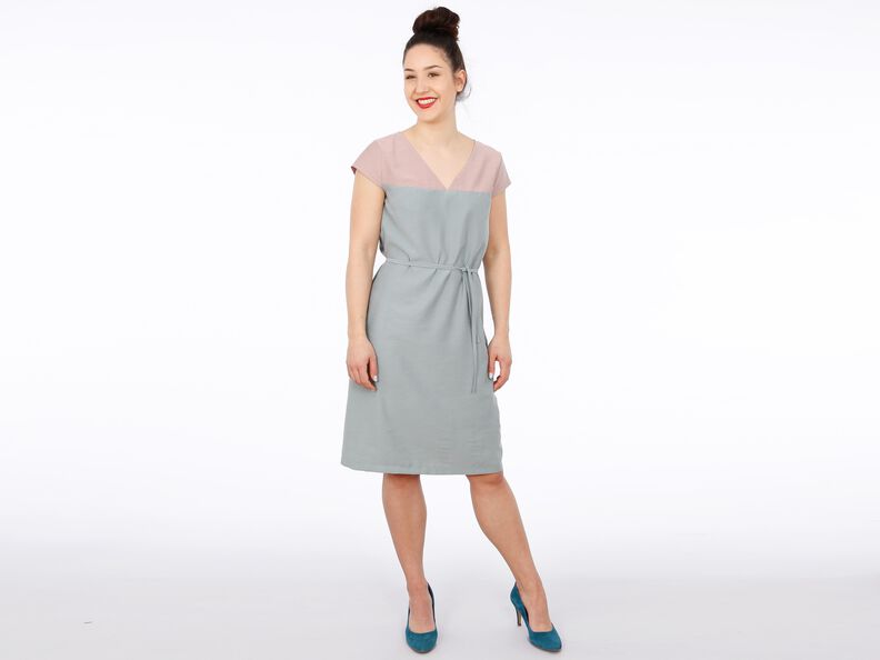 FRAU ALVA - Sommerkleid mit V-Auschnitt und Taschen XS-XXL image number 8