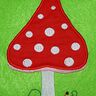Fliegenpilz mit Schnecke inkl. Kissen ITH Stickdatei  thumbnail number 3