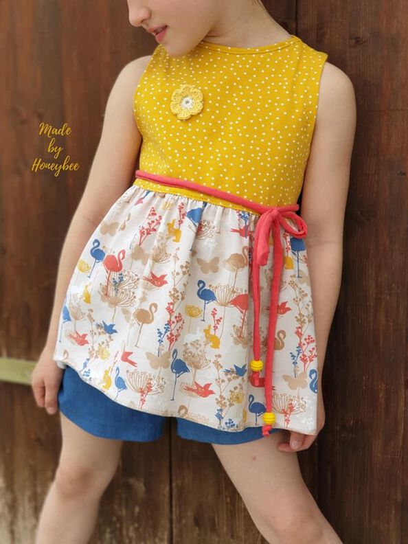 *MISS LITTLE LADY* Größenerweiterung 128-152 JUMPSUIT KLEID image number 3