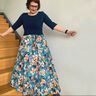 Kleid SUZANA (32-58) Materialmix Schnittmuster thumbnail number 1