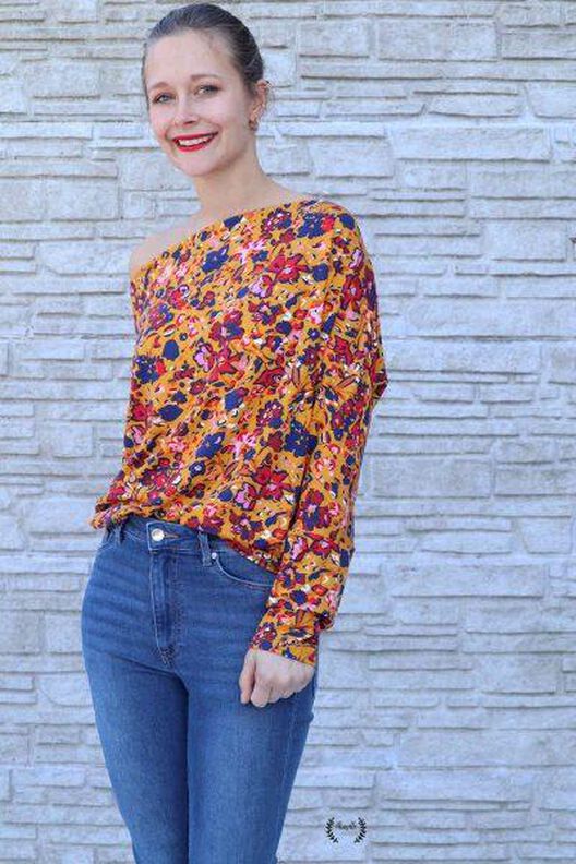 Fledermausshirt "HILDA" Nähanleitung und Schnitt Gr. 158–46 image number 9