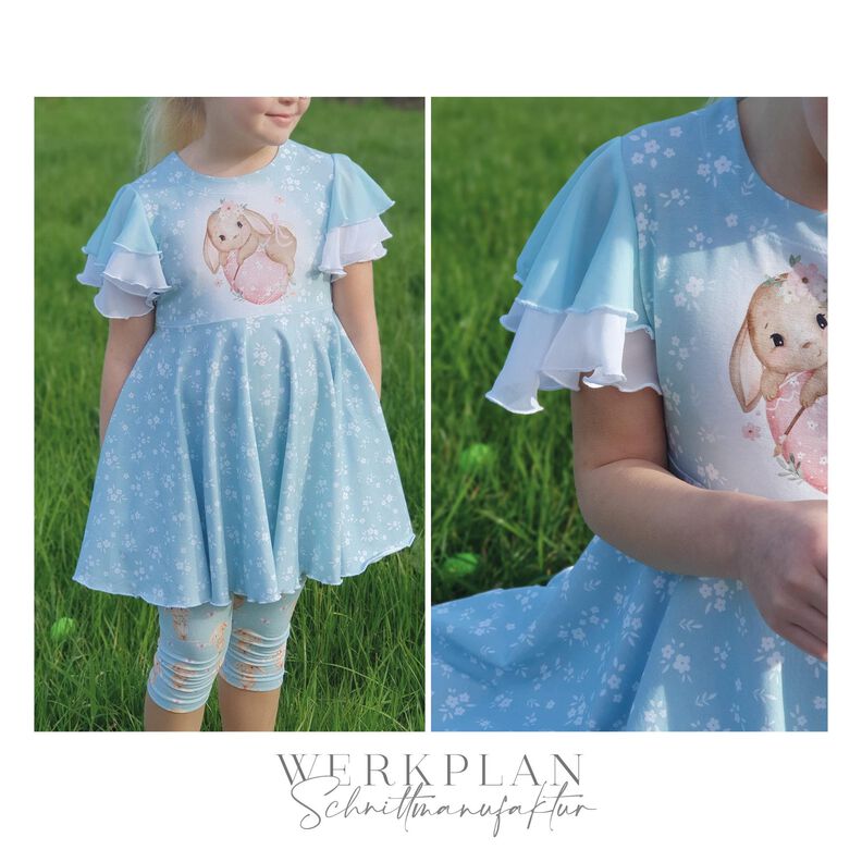 lieblings DrehWERK |  80 bis 164 | Drehkleid | A4 & A0 image number 6