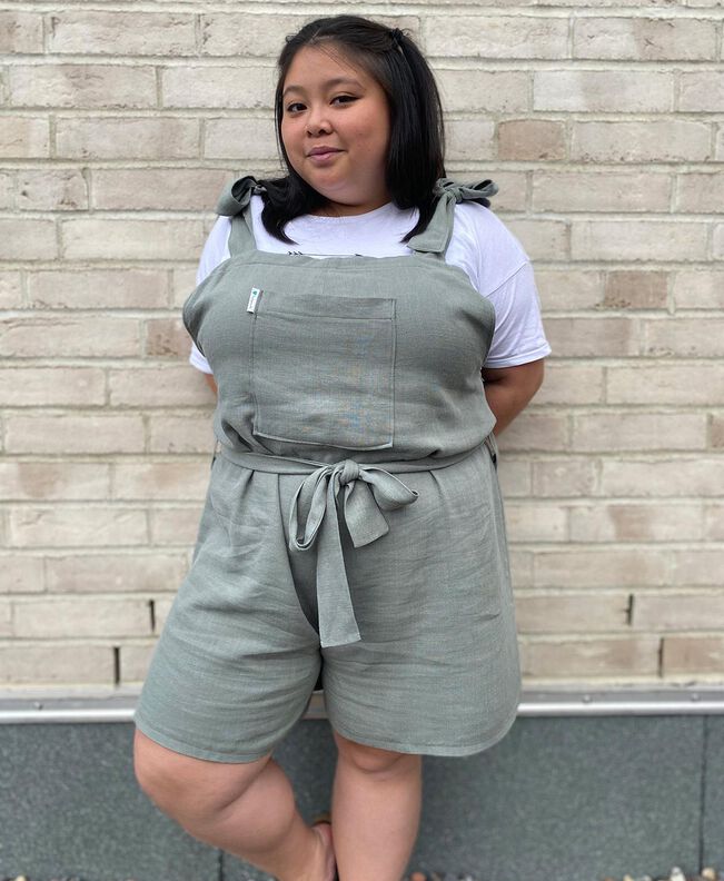 Jumpsuit "Leyla" lang und kurz Schnittmuster & Anleitung image number 7