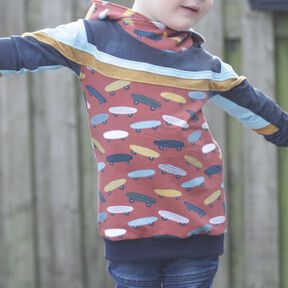 E-Book Hoodie Farbenbogen Gr. 68 - 98