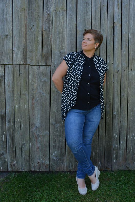 Bluse Eleni Gr.32-54 inkl. Ebenen und Beamerdatei image number 10