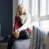 Welliger Color Block Pullover mit Rundhals KLARA thumbnail number 10