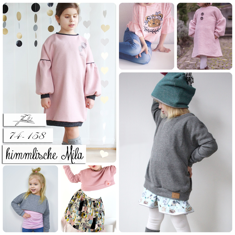 "himmlische Mila" Schnittmuster & Nähanleitung Größe 74-158 image number 1