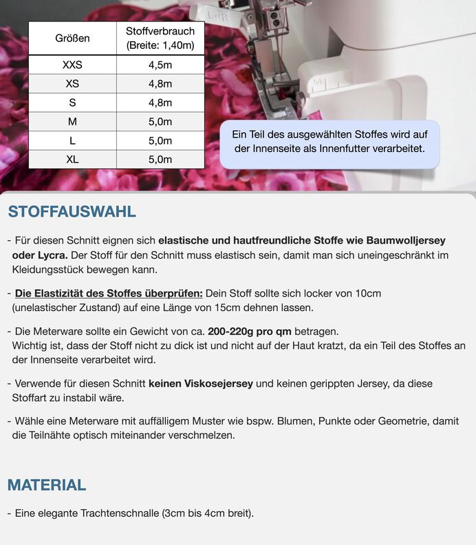 Kleid #Mary Nähanleitung und Schnittmuster (XXS-XL) image number 9