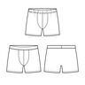 Herren Boxershorts Unterwäsche Trunks BAWAH♥ Gr. S-XXL thumbnail number 7
