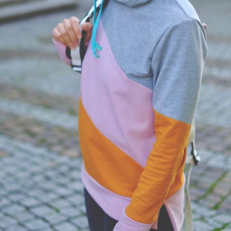 Pullover mit Schalkragen "Maren", Schnittmuster Gr. 158 - 46 image number 1