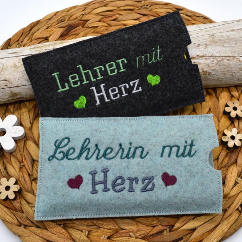 Stickdatei Schokohülle Lehrer Lehrerin ITH image number 1