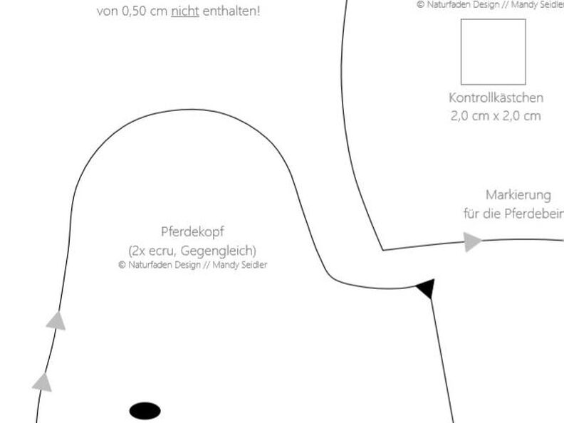 E-Book Pferd Lenni - Nähanleitung und Schnittmuster image number 4