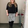 Damen Rock mit Taschen Sweatrock A-Linie GUNA ♥ Gr. XS-XXL thumbnail number 6