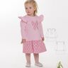 Schnittmuster Kleid und Sweatshirt mit Rüschen Sophie thumbnail number 1