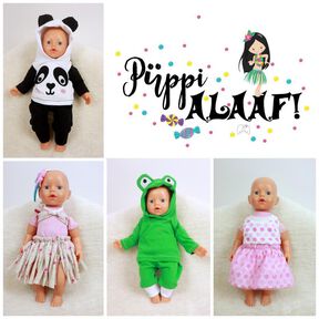 Püppi Alaaf! 4 Faschingskostüme für Puppen 31-50 cm