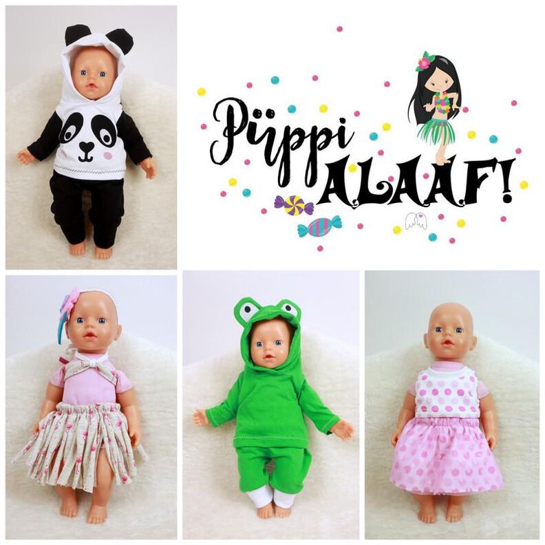Püppi Alaaf! 4 Faschingskostüme für Puppen 31-50 cm image number 1